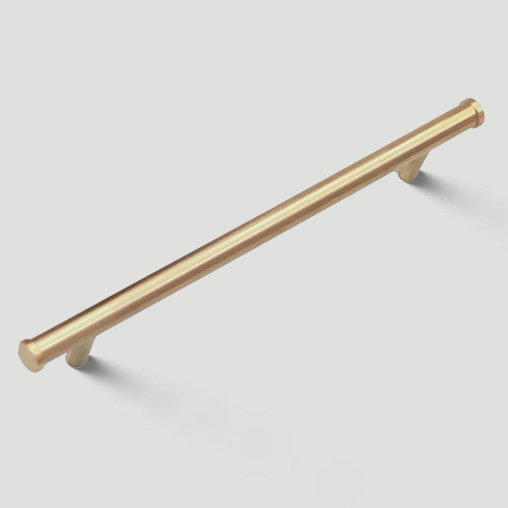 Smooth Gold Brass Cabinet Handles and Drawer Pulls