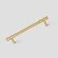 Faceted Solid Brass Cabinet Handles and Knobs