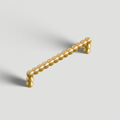 Beaded Brass Cabinet Pulls and Knobs