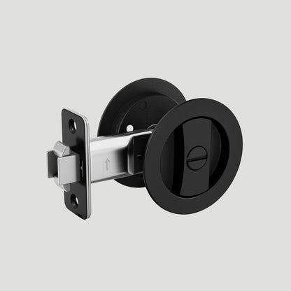 Round Pocket Door Lock for Interior Sliding Doors