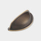 Half-Round Brass Cabinet Cup Pulls for Drawers