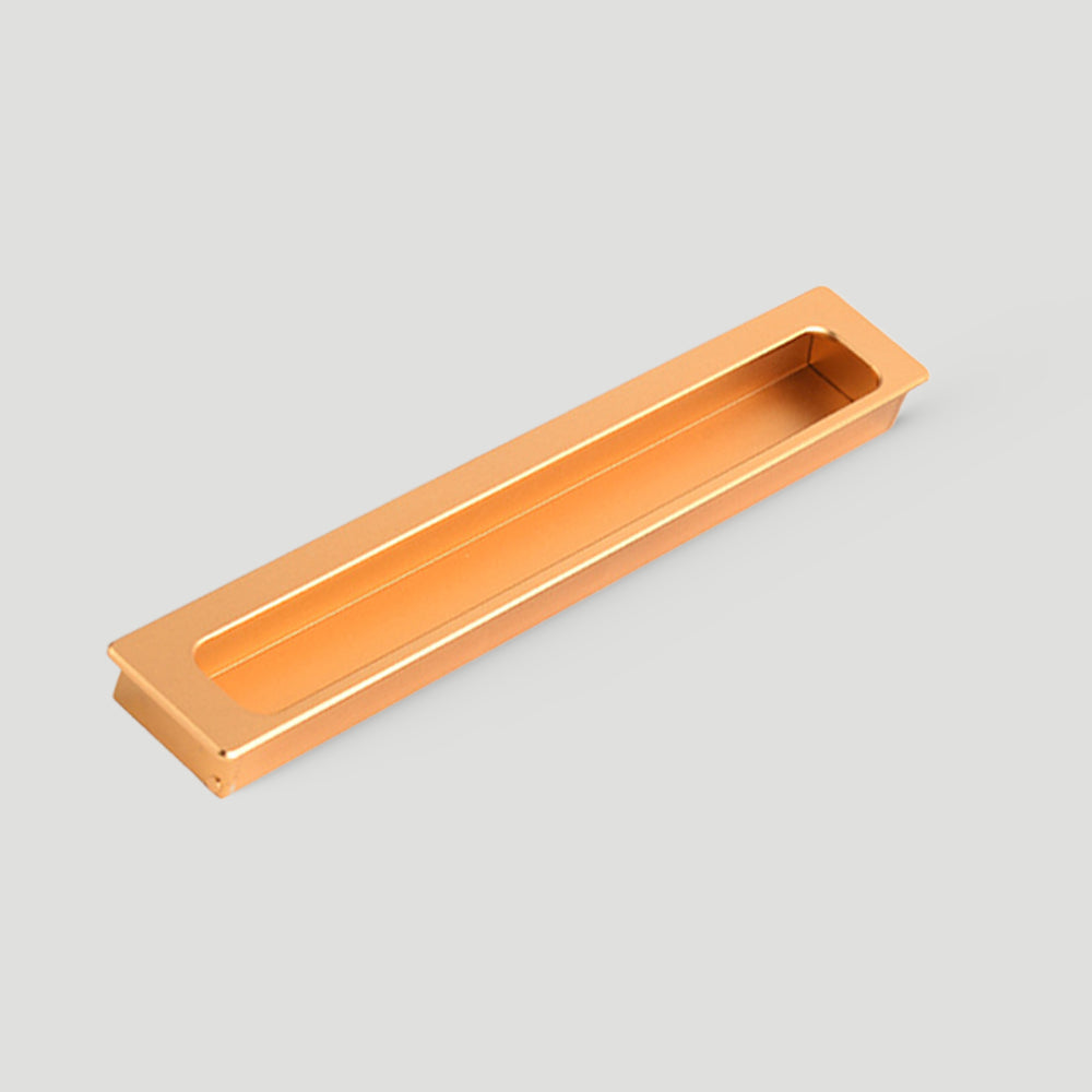 Long Aluminum Recessed Finger Pulls