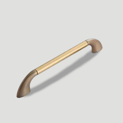 Round Bar Cabinet Pulls with Curved Tapered Feet