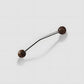Walnut Round Head Cabinet Handles for Wardrobes