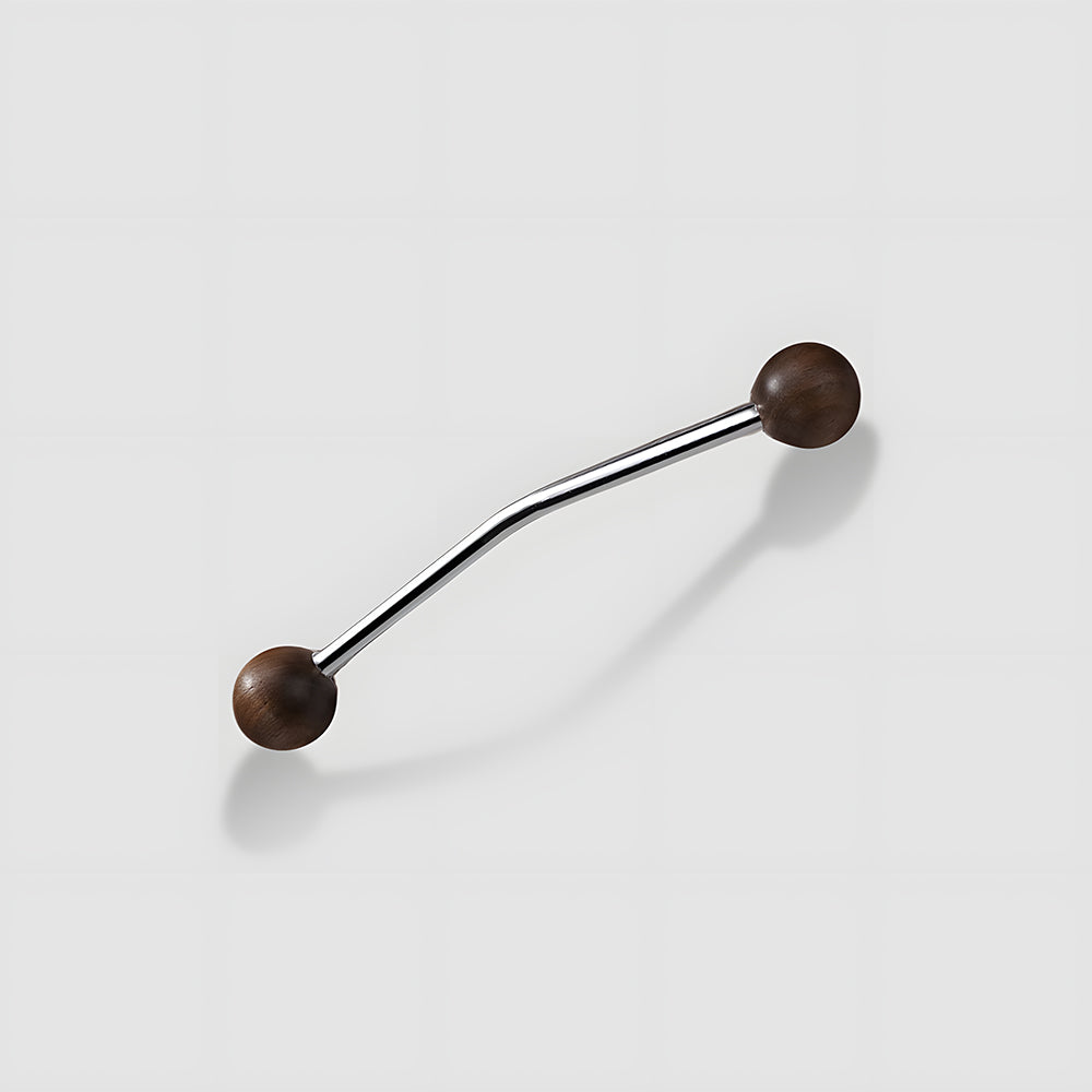 Walnut Round Head Cabinet Handles for Wardrobes