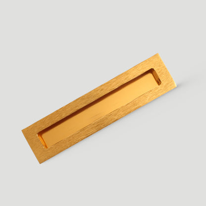 Rectangular Aluminum Recessed Finger Pulls