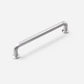Brushed Nickel Round Bar Cabinet Handles and Knobs for Wardrobes
