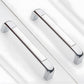 Frosted Bow Cabinet Pulls and Matching Knobs