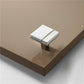 Two-Tone Rectangular Cabinet Pulls with Matching Square Knobs