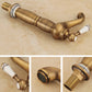 Retro Solid Brass Single Hole Bathroom Faucet