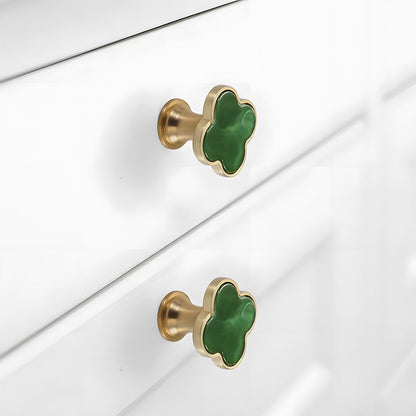 Colored Inset Cabinet Knobs for Wardrobes and Drawers