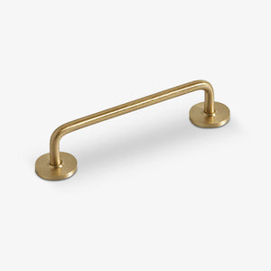 Gold Brass Round Bar Cabinet Handles and Drawer Pulls