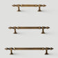 European Classical Solid Brass Cabinet Pulls and Knobs in Bronze