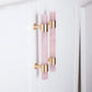 Crystal Marble Brass Cabinet Handles, Drawer Pulls and Knobs