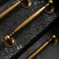 Brass Round Bar Cabinet Handles and Knobs for Wardrobes