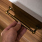 Brass Round Bar Cabinet Handles and Knobs for Wardrobes