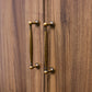 Brass Round Bar Cabinet Handles and Knobs for Wardrobes