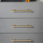 French Gold Ball-End Cabinet Pulls and Knobs for Kitchens