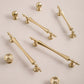 Retro Brass Cabinet Handles and Knobs for Wardrobes