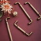 Round Bar Brass Cabinet Handles and Knobs for Wardrobes
