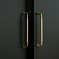 Round Bar Brass Cabinet Handles and Knobs for Wardrobes