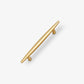 Tapered Solid Brass Cabinet Pulls and Knobs in Gold