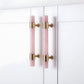 Crystal Marble Brass Cabinet Handles, Drawer Pulls and Knobs