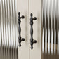 Solid Brass Twisted Cabinet Pulls and Matching Knobs