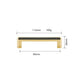Black Gold Zinc Alloy Cabinet Pulls and Knobs