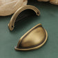 Half-Round Brass Cabinet Cup Pulls for Drawers