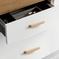 Wood Grain Cabinet Pulls and Drawer Handles, Burlywood / Coffee