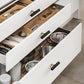 Leather Drawer Pulls Handles Wardrobe Dresser Knobs