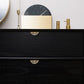 Gold Leaf Brass Cabinet Knobs for Drawers and Wardrobes