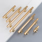 Gold Luxurious Zinc Alloy Europe Style Drawer Pulls