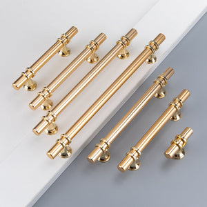 Gold Luxurious Zinc Alloy Europe Style Drawer Pulls