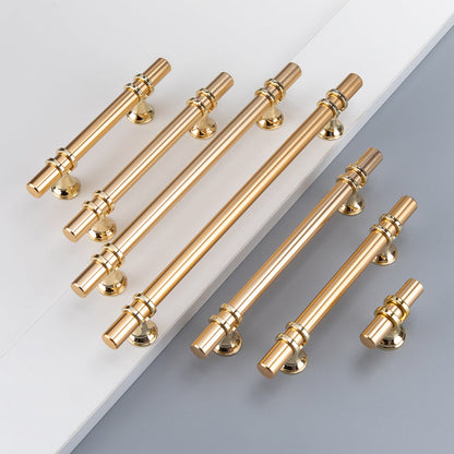 Gold Luxurious Zinc Alloy Europe Style Drawer Pulls