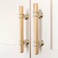 Gold Luxurious Zinc Alloy Europe Style Drawer Pulls