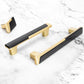 Mixed-Finish Zinc Alloy Cabinet Pulls and Knobs