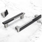 Two-Tone Cabinet Handles, Drawer Pulls, and Matching Knobs