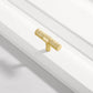 Textured T-Bar Zinc Alloy Cabinet Pulls and Drawer Handles