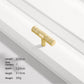 Textured T-Bar Zinc Alloy Cabinet Pulls and Drawer Handles