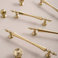 Retro Brass Cabinet Handles and Knobs for Wardrobes