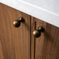 Vintage Turned Solid Brass Cabinet Pulls and Knobs