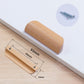 Solid Wood Half-Round Cabinet Finger Pulls