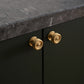 Round Bar Brass Cabinet Handles and Knobs for Wardrobes