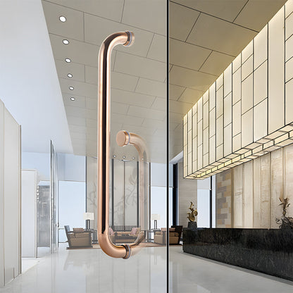 304 Stainless Steel Glass Door Handles and Towel Bars
