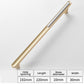 Two-Tone Cabinet Pulls and Drawer Handles for Wardrobes