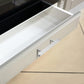 Brushed Nickel Square Bar Cabinet Pulls for Dressers and Vanities