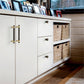 Brass Round Bar Cabinet Pulls, Drawer Handles, and Matching Knobs