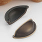 Half-Round Brass Cabinet Cup Pulls for Drawers
